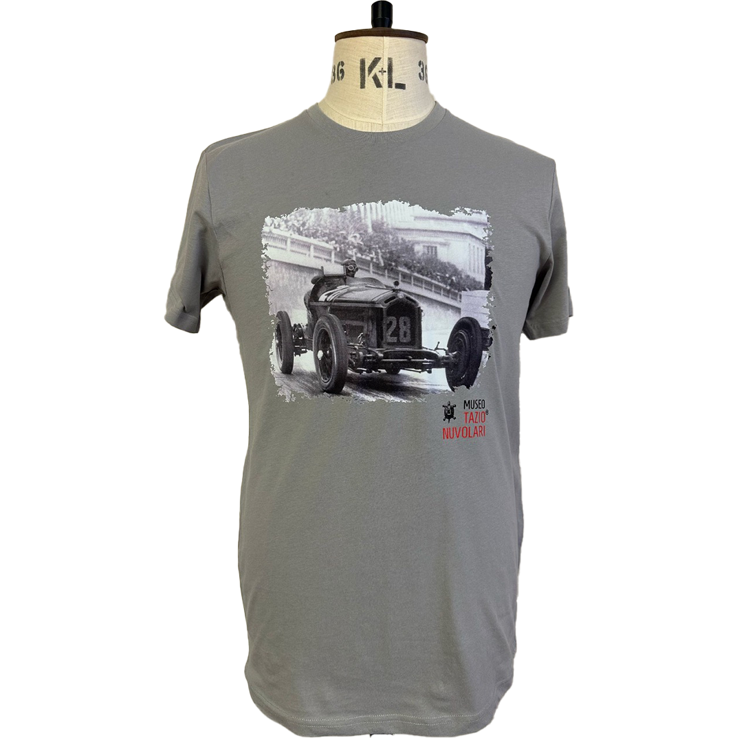 T-shirt Tazio Nuvolari Car Grey SIZE M